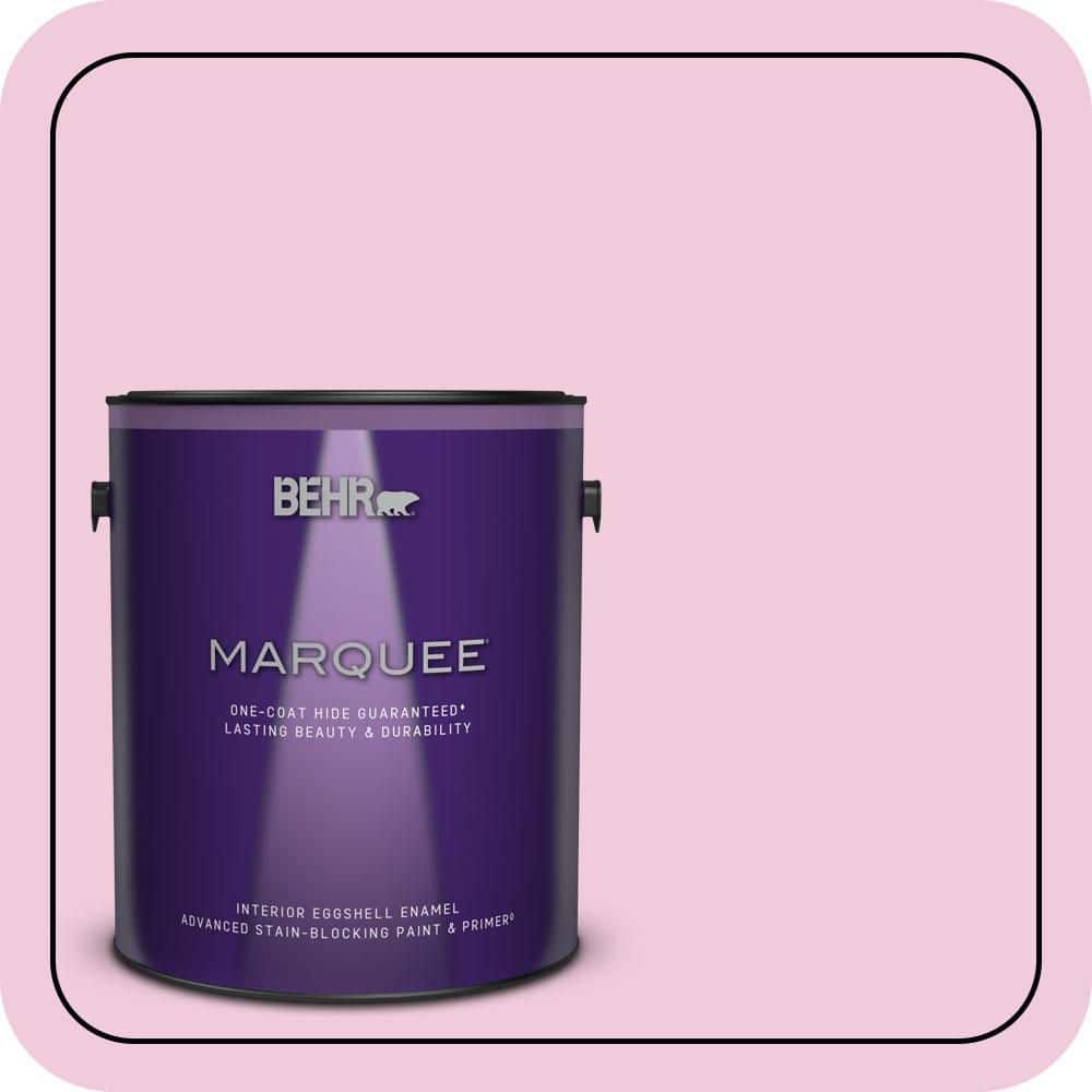 BEHR MARQUEE 1 gal. #P130-1 Piggy Bank Eggshell Enamel Interior Paint & Primer