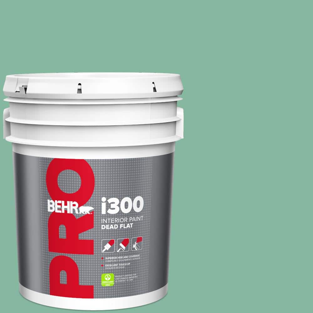 BEHR PRO 5 gal. #480D-4 Indian Ocean Dead Flat Interior Paint