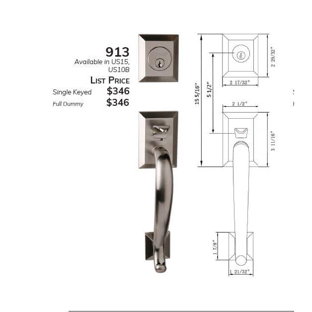 DELANEY HARDWARE Bravura 913 Savannah Handleset with Left Handed Lever in Oil Rubbed Bronze (3)