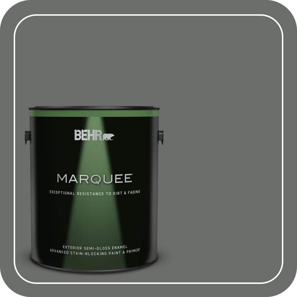 BEHR MARQUEE 1 gal. #PPU25-03 Shadows Semi-Gloss Enamel Exterior Paint & Primer