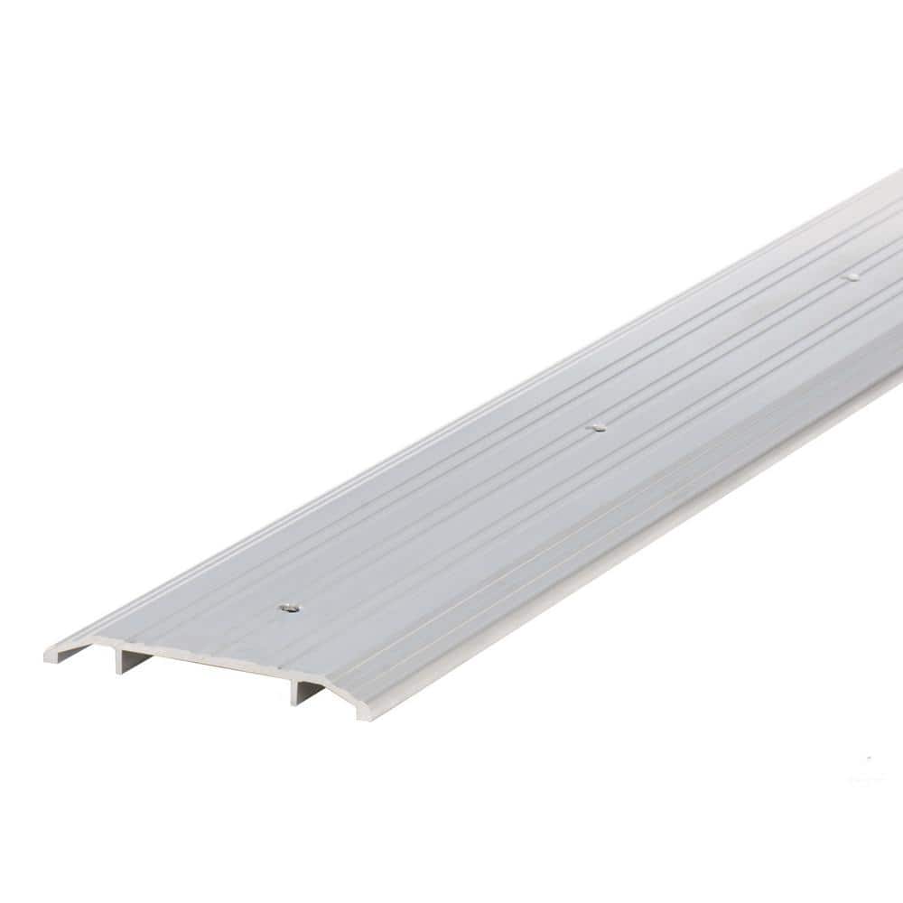 M-D Building Products 5 in. x 36 in. Silver Aluminum Commercial Flat-Profile Door Weatherstripping Threshold (2)