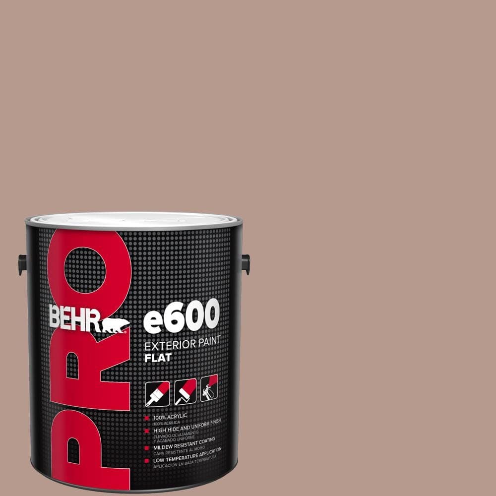 BEHR PRO 1 gal. #MQ1-55 Lite Cocoa Flat Paint
