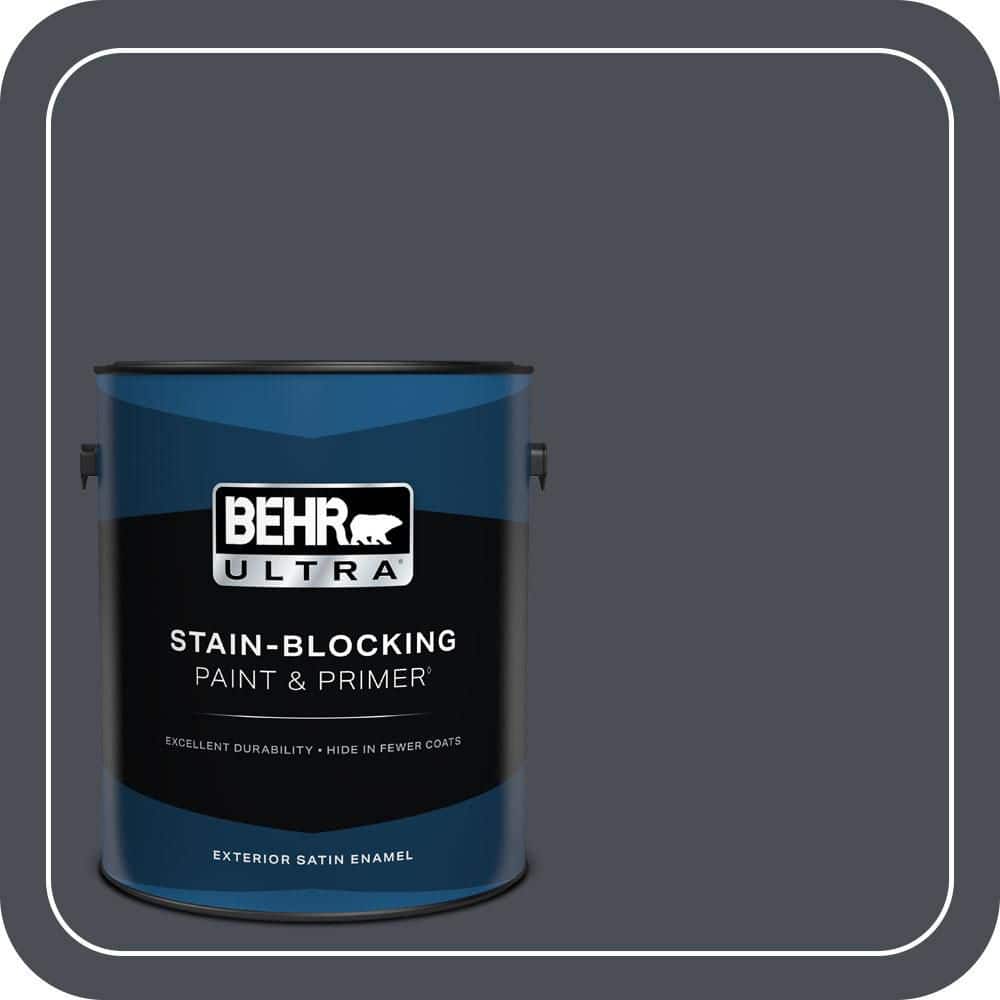 BEHR ULTRA 1 gal. #PPU15-20 Poppy Seed Satin Enamel Exterior Paint & Primer (1)