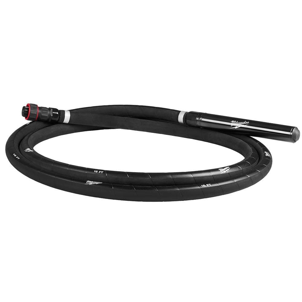 Milwaukee MX FUEL High Cycle Concrete Vibrator 16 ft. Whip with 2.25 in. Head (1)