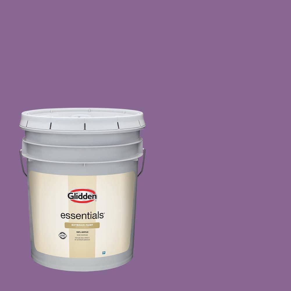 Glidden Essentials 5 gal. PPG1176-6 Mirabella Satin Exterior Paint