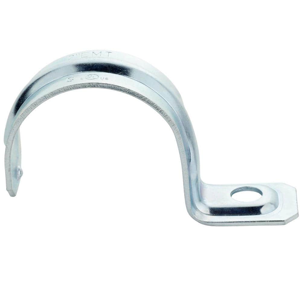 Commercial Electric 2 in. Electrical Metallic Tubing (EMT) One-Hole Strap (2-Pack) (3)