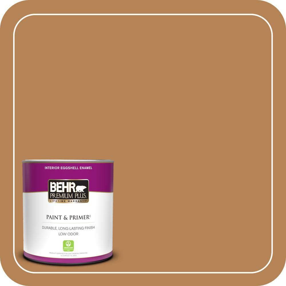 BEHR PREMIUM PLUS #S250-5 Roasted Cashew Enamel Low Odor & Primer (1)