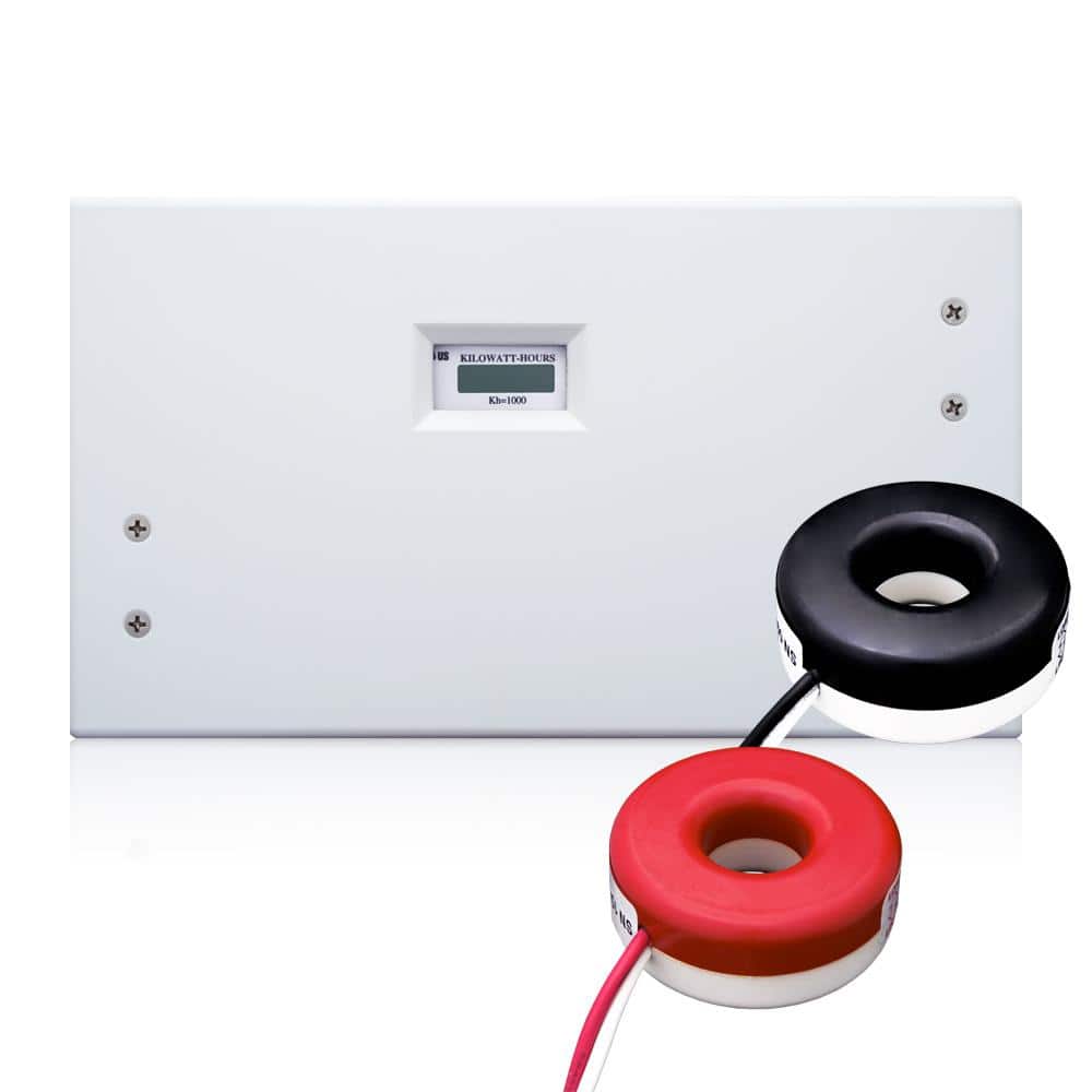 Leviton 100 Amp Mini Meter Kit with 2 Solid CTs and Indoor Enclosure, White MK240-1SW (1)