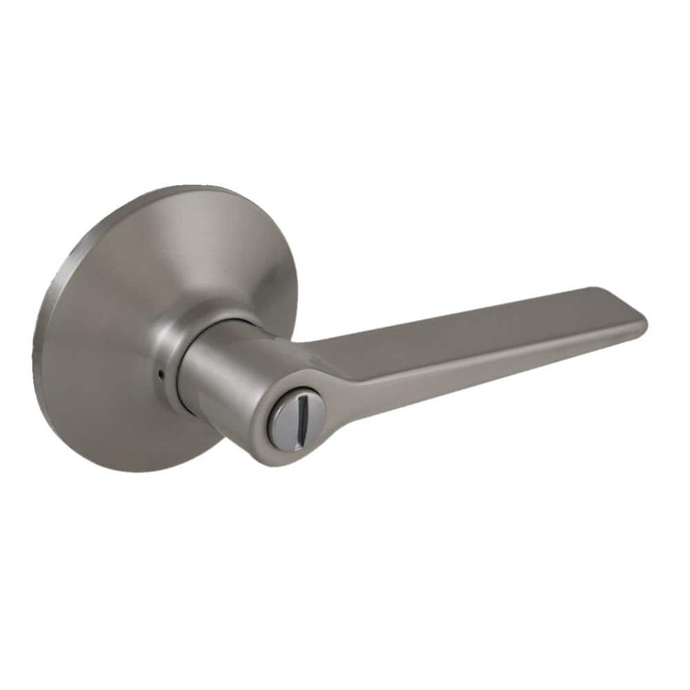 Defiant Freedom Satin Nickel Bed/Bath Door Handle