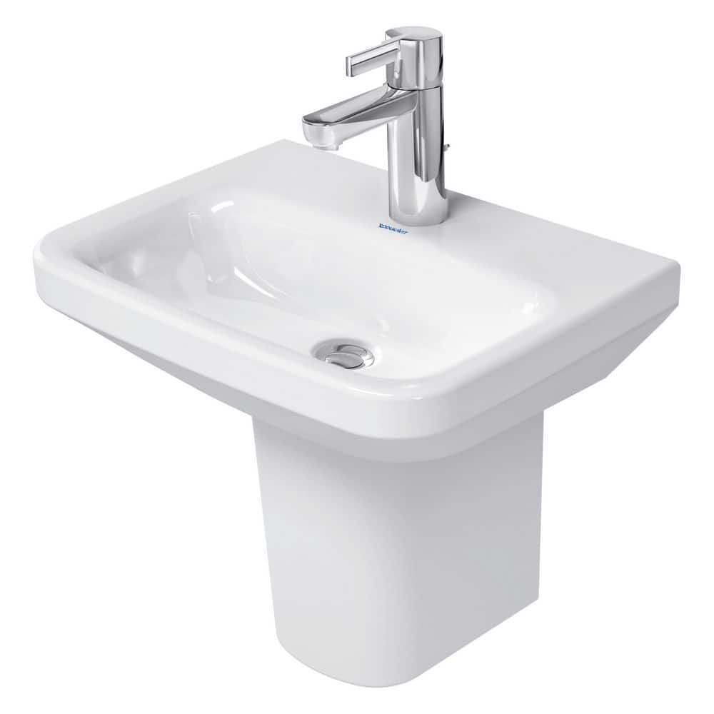 Duravit DuraStyle 17.75 in. Rectangular Bathroom Sink in White (1)