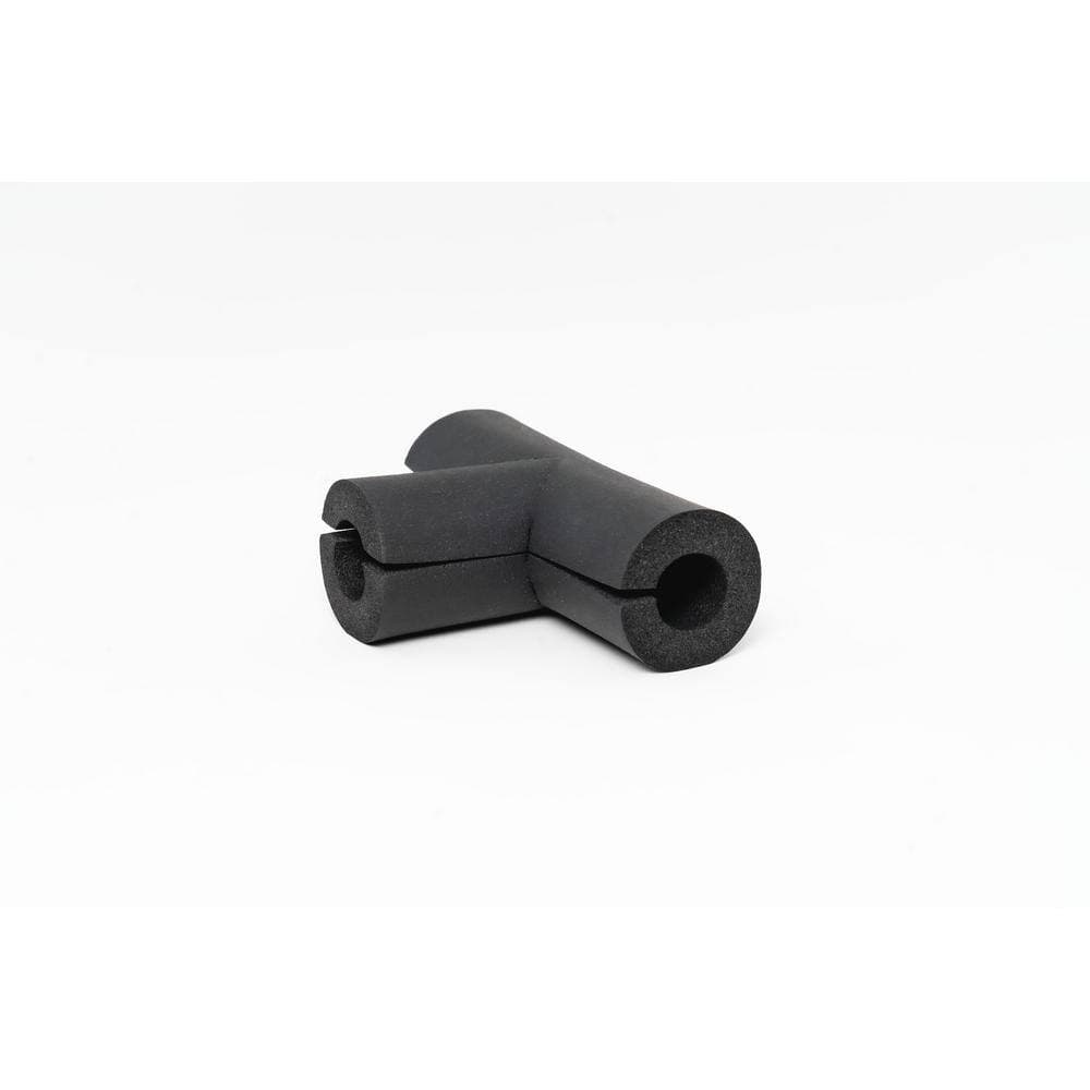 Everbilt 1 in. Rubber Pre-Slit Tee Pipe Insulation (1-1/8 in. ID) (3)