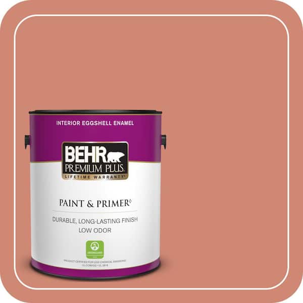 BEHR PREMIUM PLUS #210D-5 Copperleaf Enamel Low Odor & Primer (2)