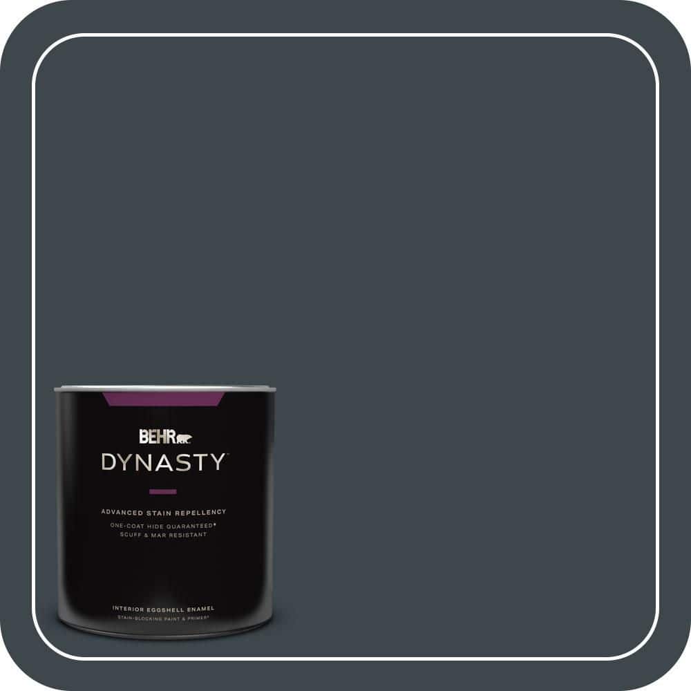 BEHR DYNASTY 1 qt. #PPU25-23 Winter Way Eggshell Enamel Interior Stain-Blocking Paint & Primer