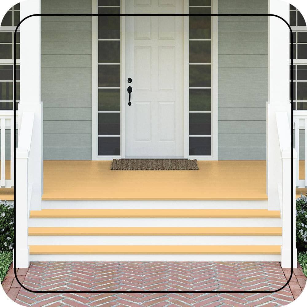 BEHR PREMIUM #300B-4 Textured Low-Lustre Enamel Interior/Exterior Porch and Patio Anti-Slip Floor Paint (2)