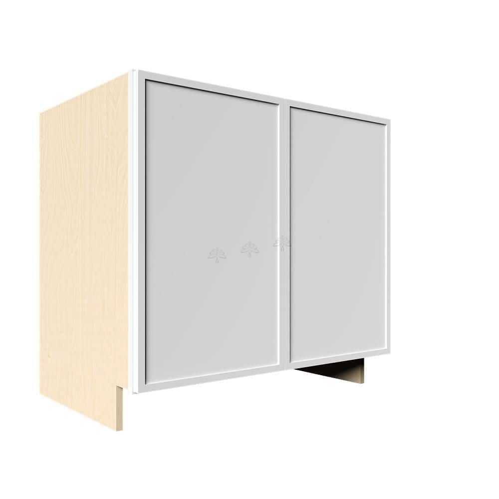 LIFEART CABINETRY Slim Shaker Full-Height Door Sink Base Bath Vanity Cabinet without Top Assembled (3)