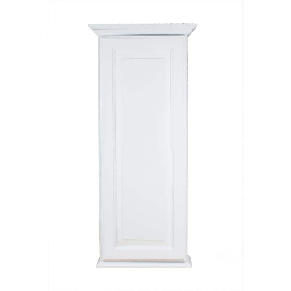 WG Wood Products Atwater 4.25 in. x 17 in. x 25.5 in. On the Wall Cabinet in White Enamel (1)
