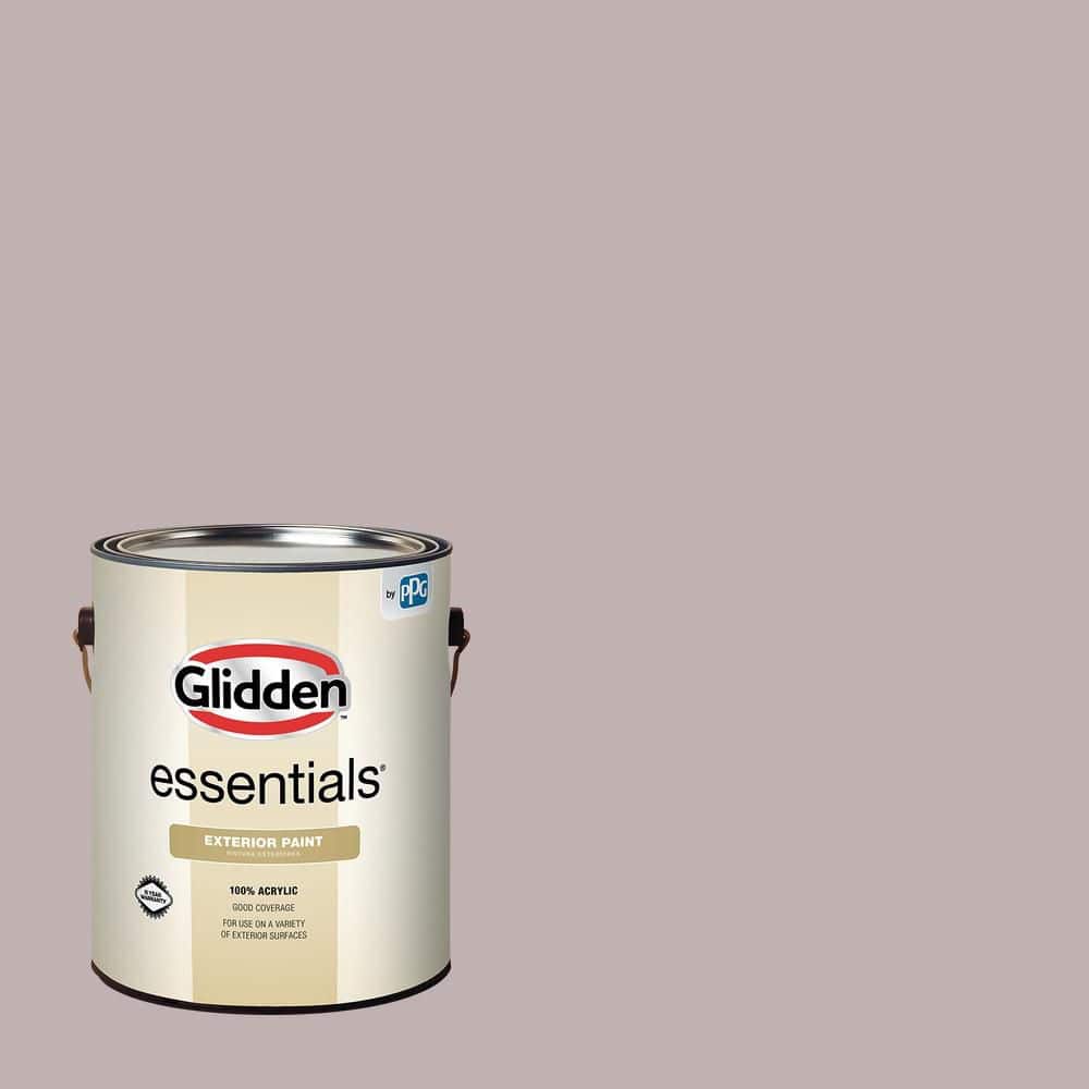 Glidden Essentials 1 gal. PPG1014-4 Jack Rabbit Semi-Gloss Exterior Paint