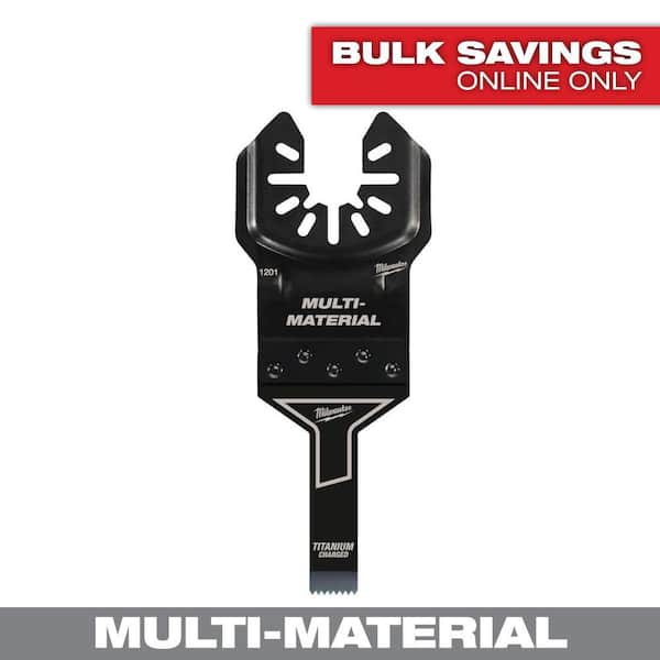 Milwaukee 3/8 in. Titanium Bi-Metal Universal Fit Wood and Metal Cutting Multi-Tool Oscillating Blade (1-Pack) (2)