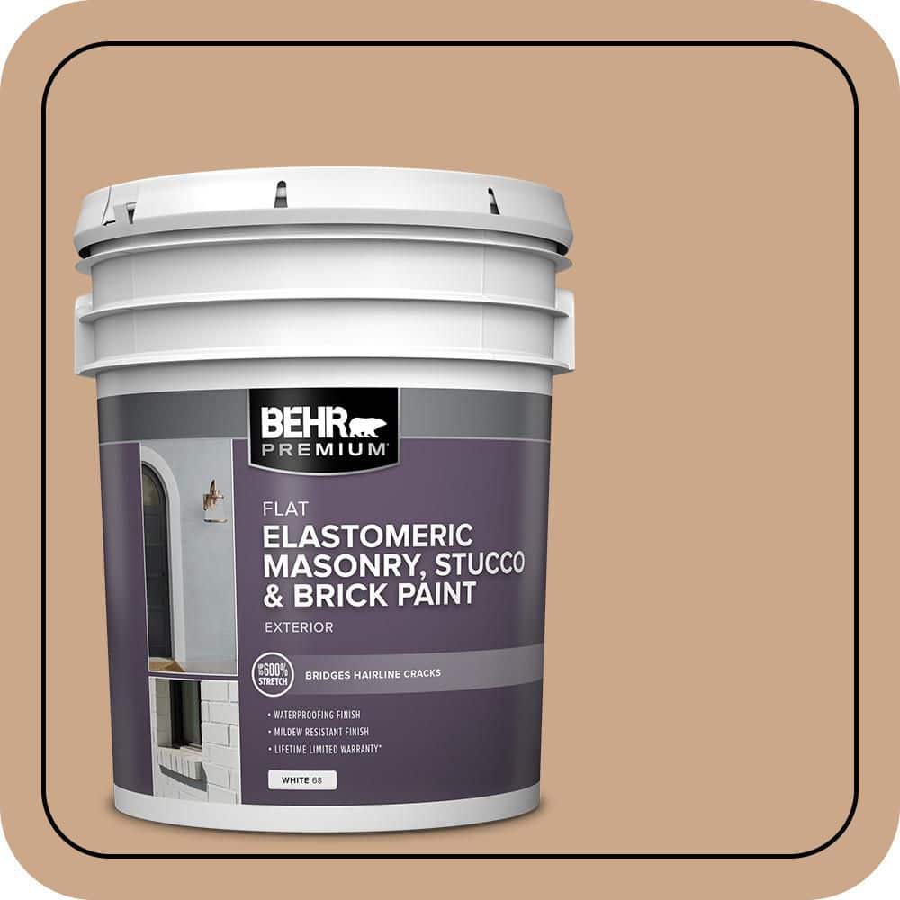 BEHR PREMIUM 5 gal. #MS-30 Husk Elastomeric Masonry, Stucco and Brick Exterior Paint (1)