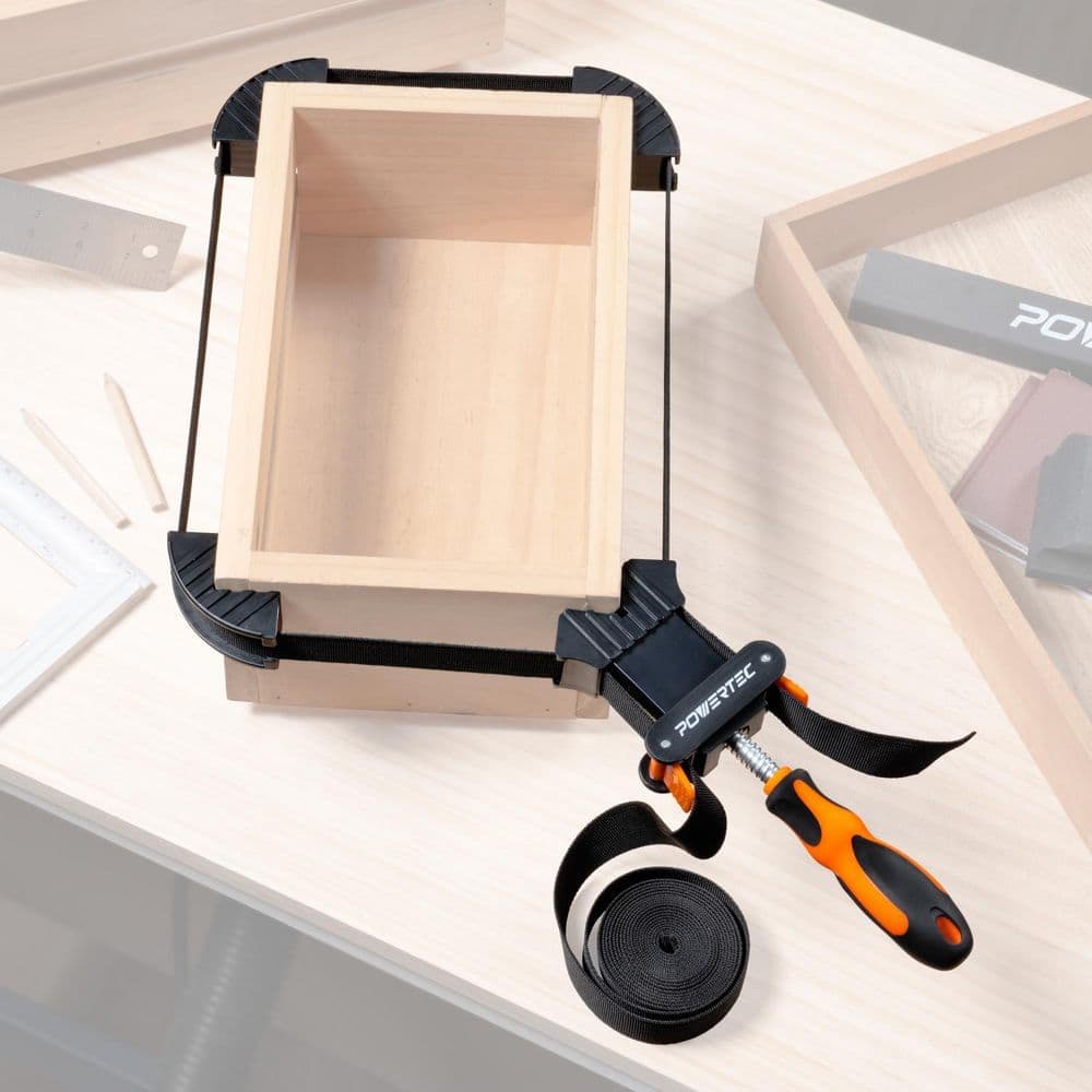 ‎POWERTEC Deluxe Band Clamp with Quick-Release Lever (2)