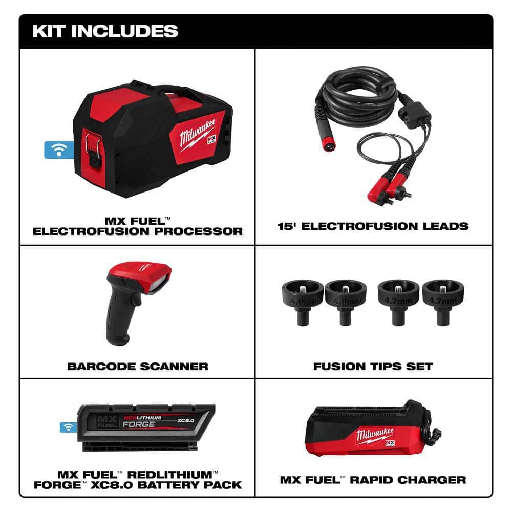 Milwaukee MX FUEL Lithium-Ion Cordless Electrofusion Processor (2)
