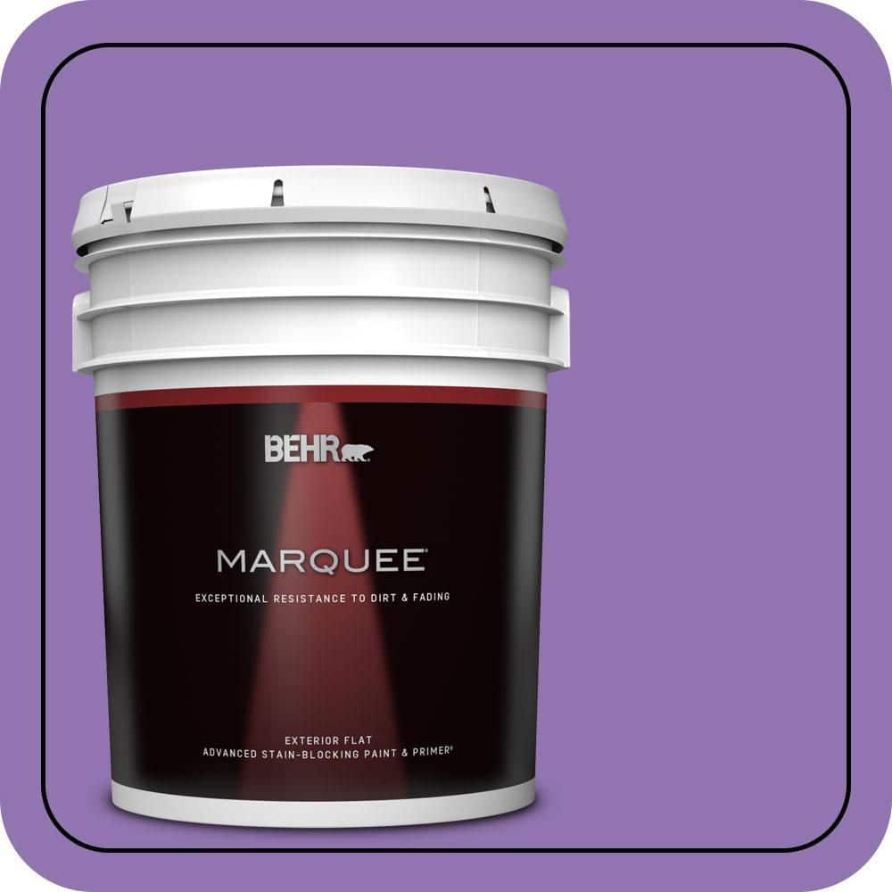 BEHR MARQUEE 5 gal. #P570-5 Romantic Moment Flat Exterior Paint & Primer