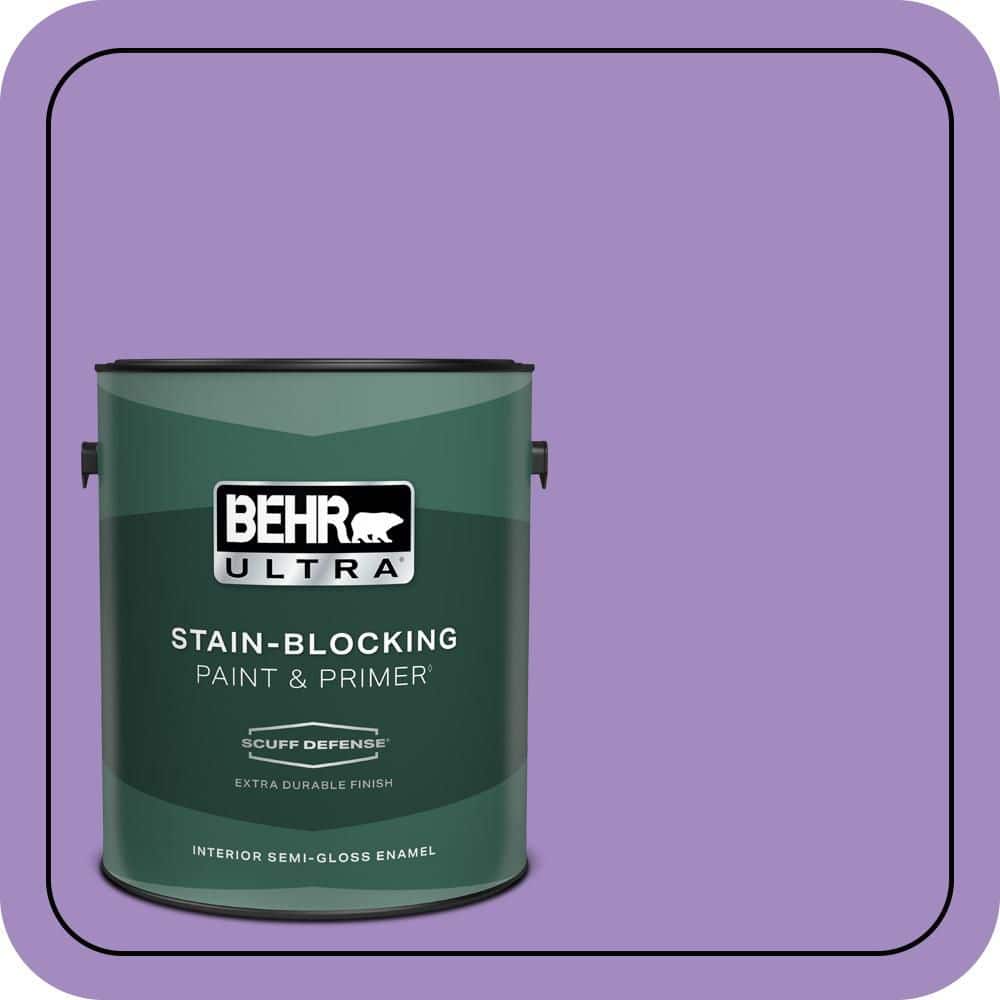 BEHR ULTRA 1 gal. #P570-4 Classic Bouquet Extra Durable Semi-Gloss Enamel Interior Paint & Primer