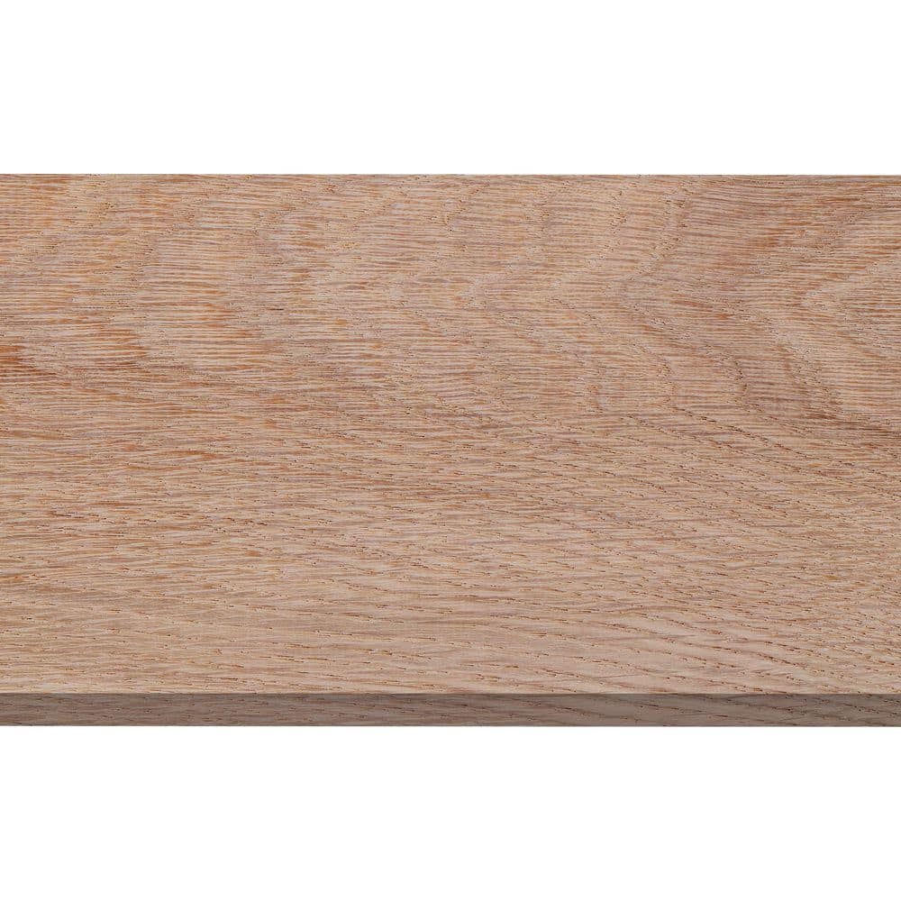 Ornamental Mouldings 0.4375 in. D x 5 in. W x 7.66 ft. L Unfinished White Oak Wood Shiplap (2)