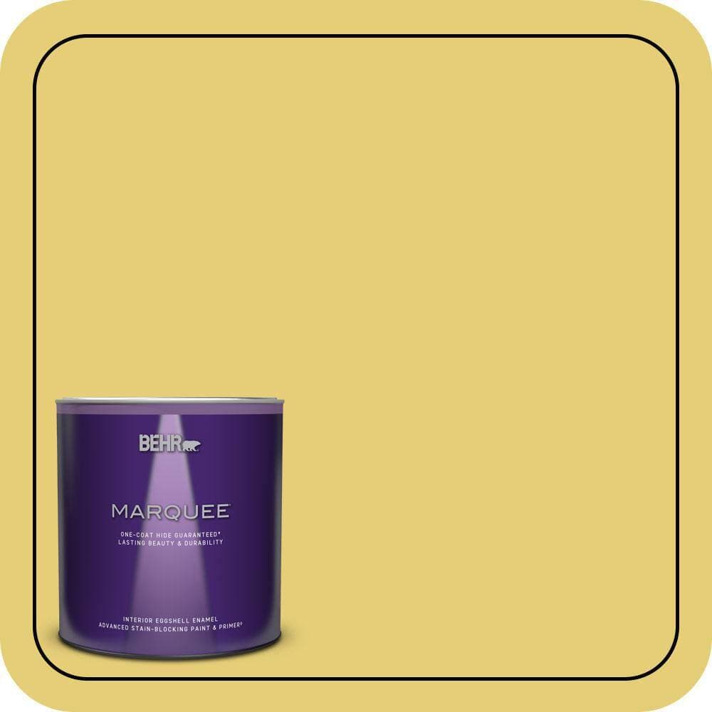 BEHR MARQUEE 1 qt. #P320-5 Green Papaya Eggshell Enamel Interior Paint & Primer (1)