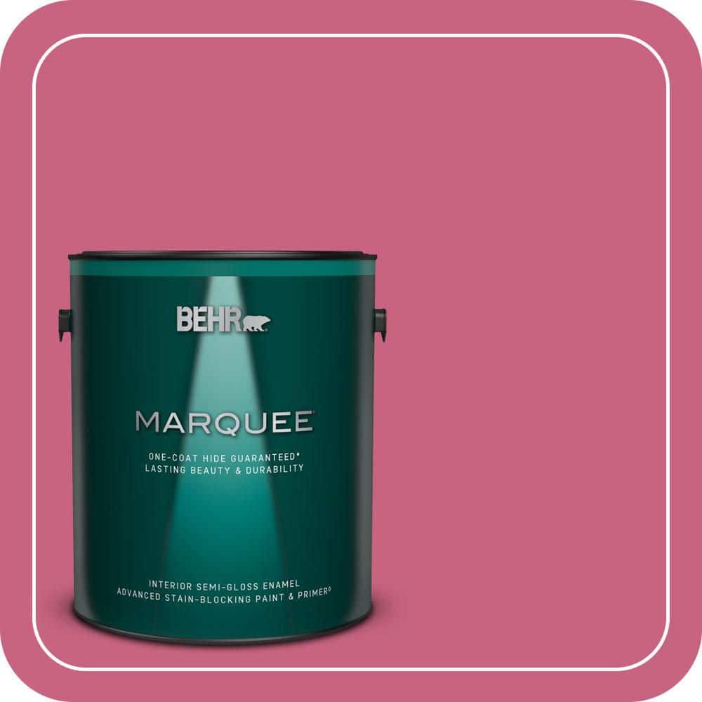 BEHR MARQUEE 1 gal. #P130-6 Ballerina Tutu Semi-Gloss Enamel Interior Paint & Primer