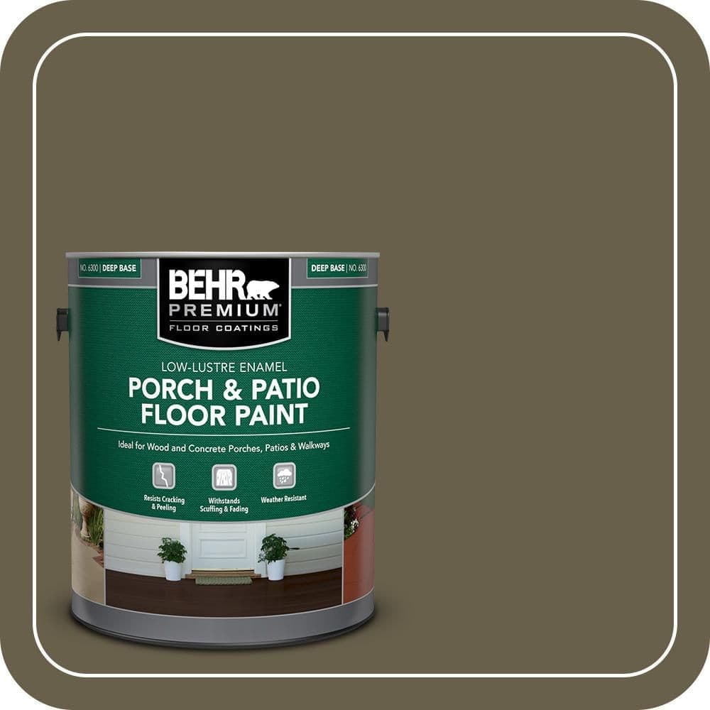 BEHR PREMIUM #N340-7 Low-Lustre Enamel Interior/Exterior Porch and Patio Floor Paint (1)