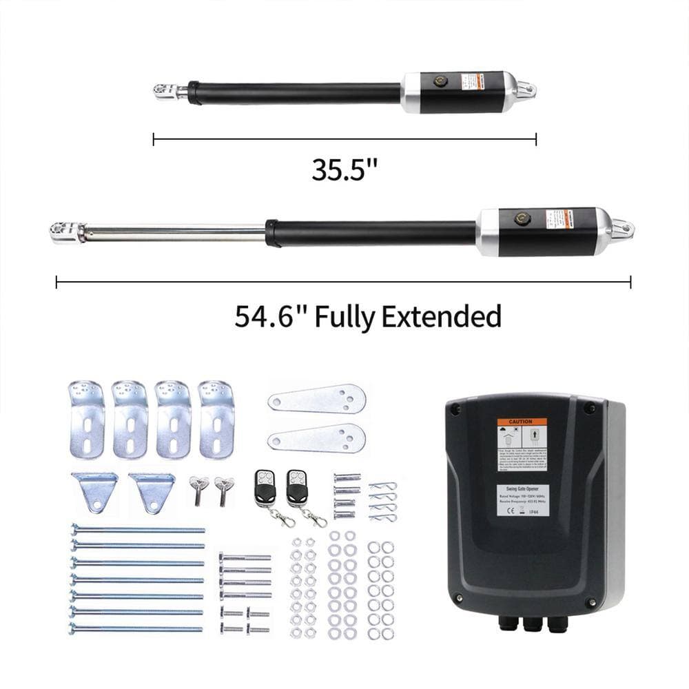 ALEKO Single Swing Gate Operator-GG850/AS850 AC/DC-Basic Kit (3)