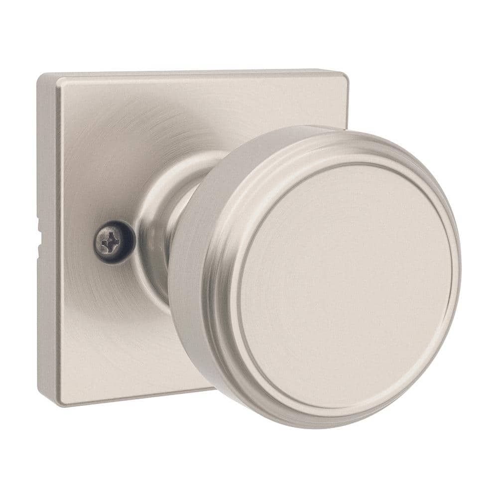 Kwikset Maven Square 2.71 in. Half Dummy Round Door Knob