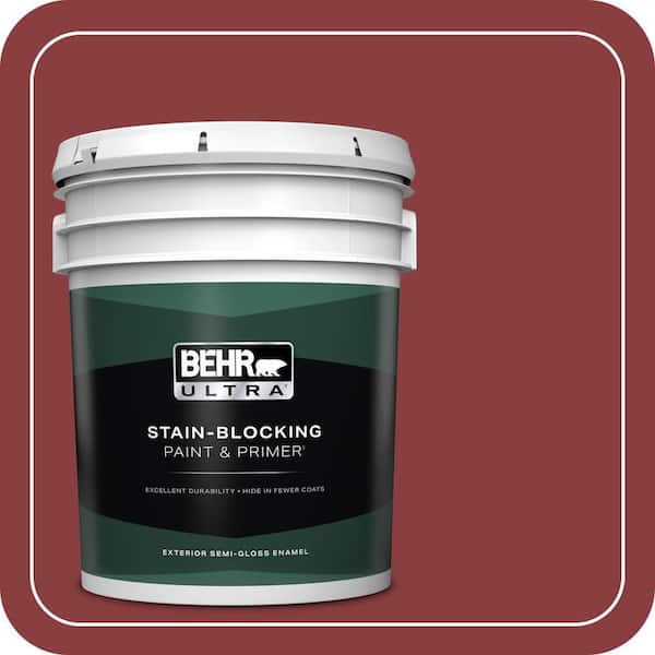 BEHR PREMIUM PLUS #HDC-WR14-11 Cranberry Tart Interior/Exterior Paint & Primer Color Sample (2)