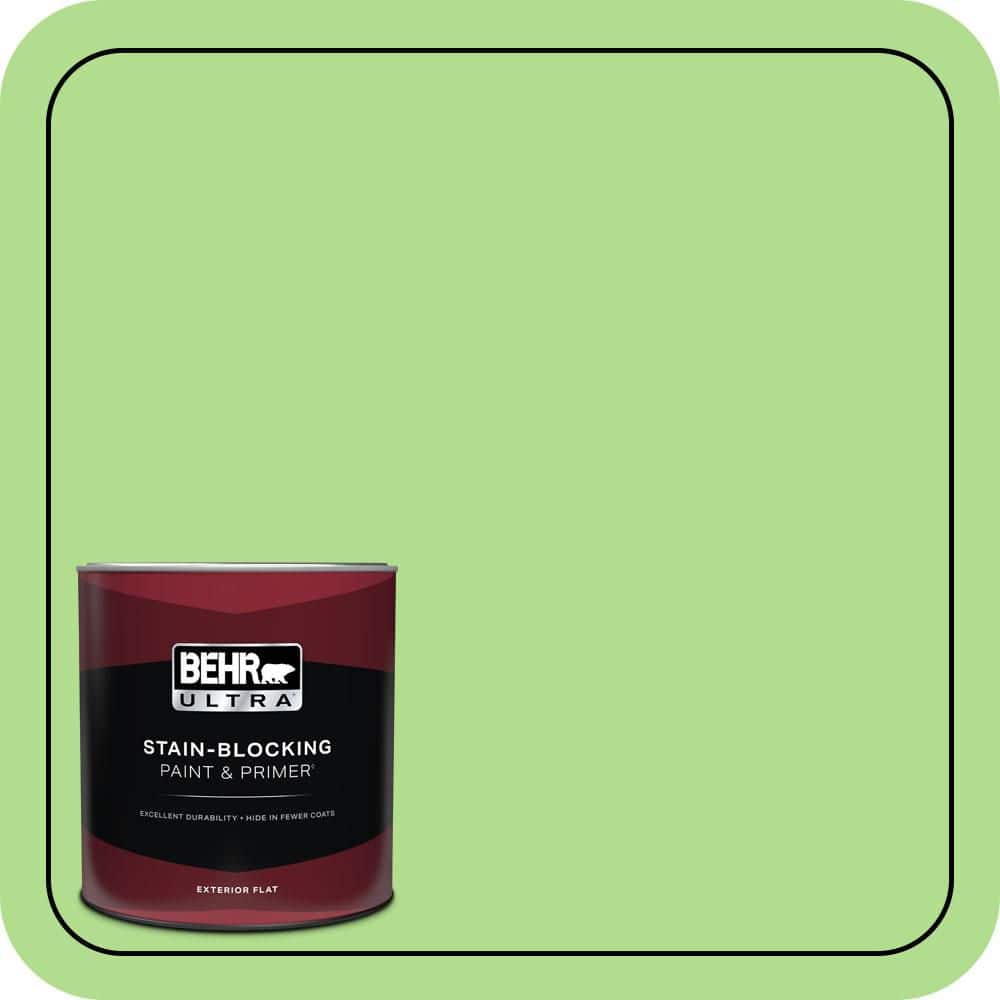 BEHR ULTRA 1 qt. #MQ4-46 Early Spring Flat Exterior Paint & Primer