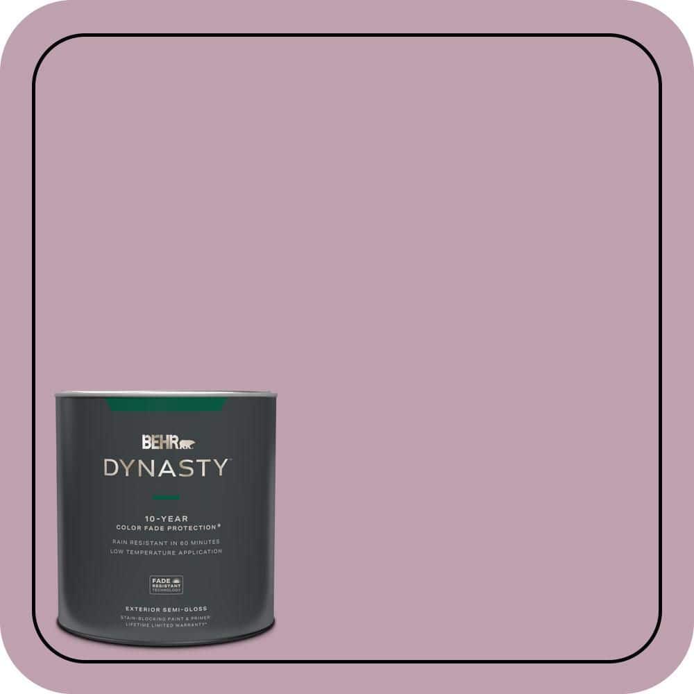 BEHR DYNASTY 1 qt. #S120-4 Decanting Semi-Gloss Enamel Exterior Stain-Blocking Paint & Primer