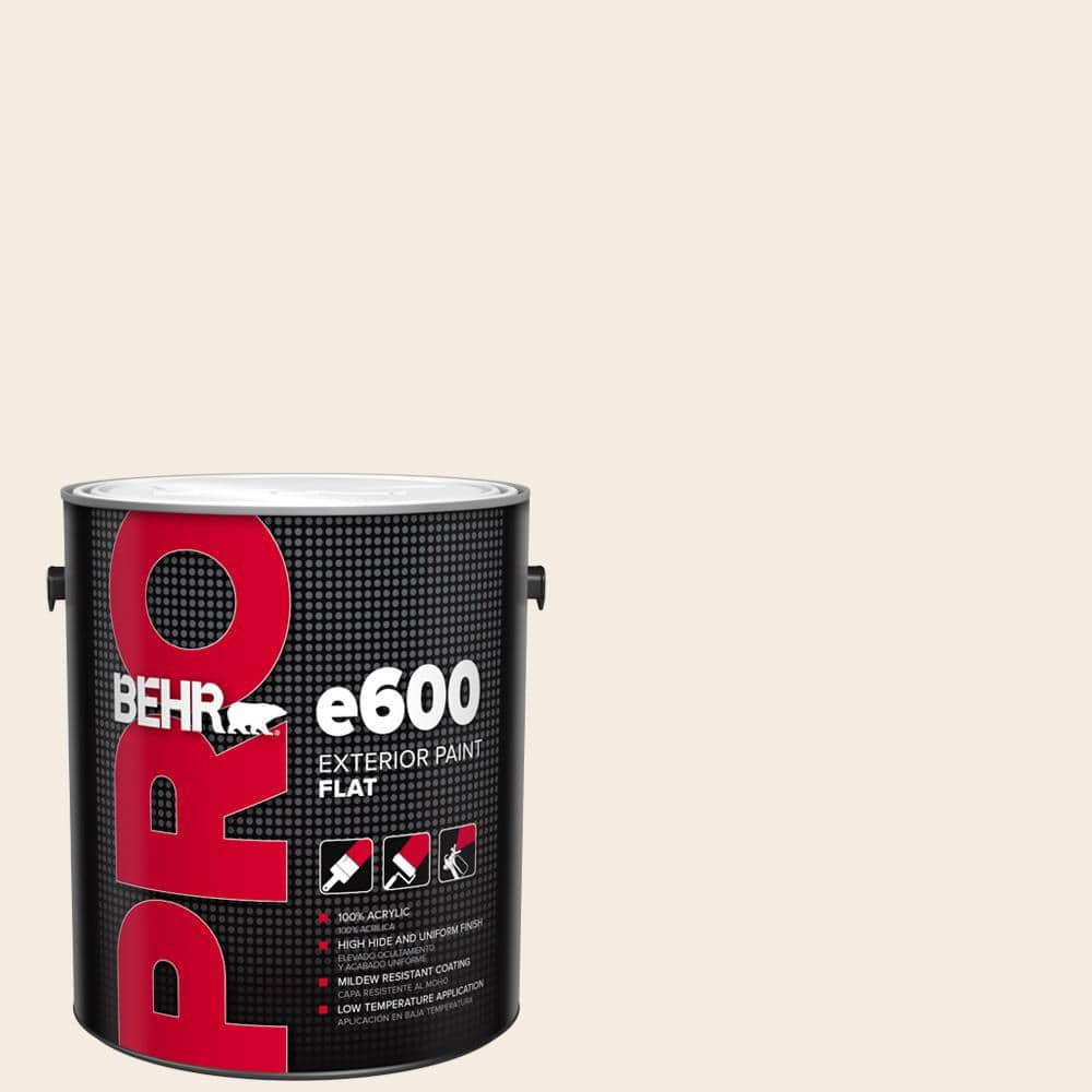 BEHR PRO 1 gal. #PPU5-09 Bleached Linen Flat Exterior Paint