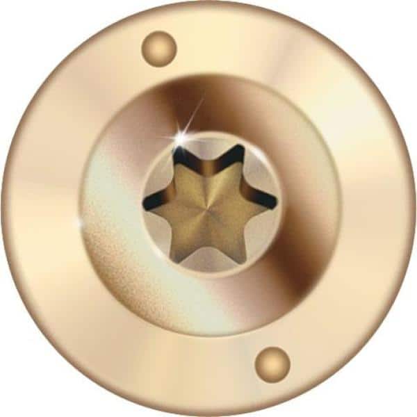 GRK Fasteners #8 x 1-1/2 in. Star Drive Low Profile Washer Head Cabinet Wood Screw (100-per Pack) (4)