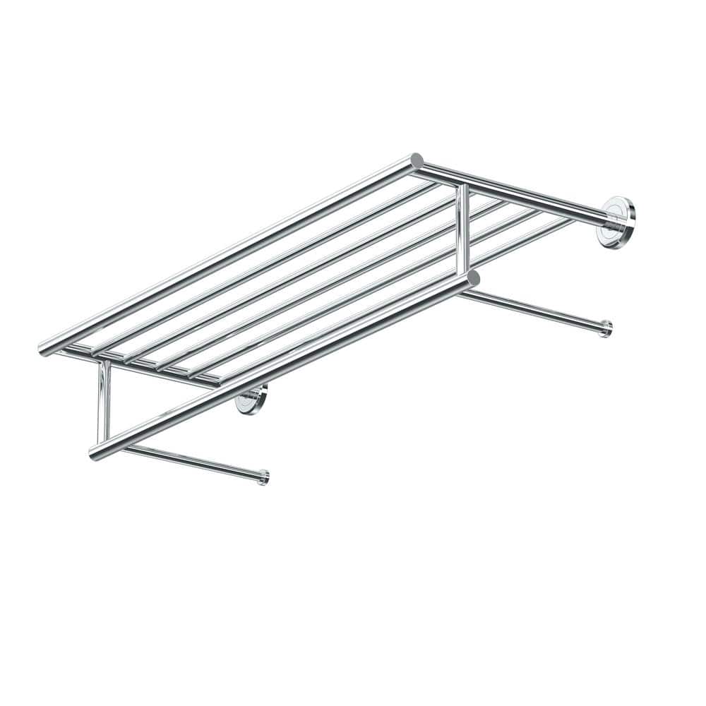 Gatco Latitude II 24 in. Towel Rack in Chrome (2)