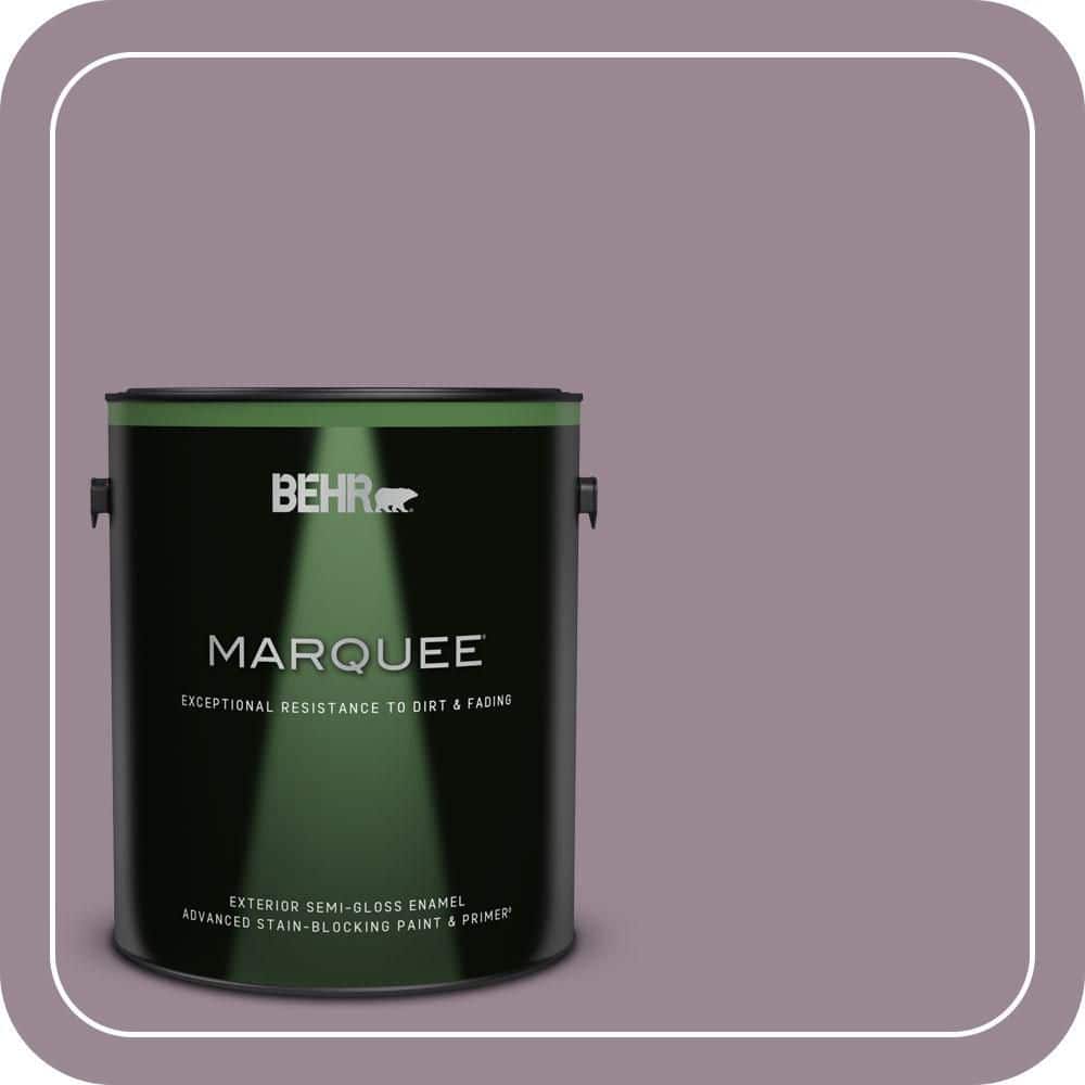 BEHR MARQUEE 1 gal. #690F-5 Purple Mauve Semi-Gloss Enamel Exterior Paint & Primer
