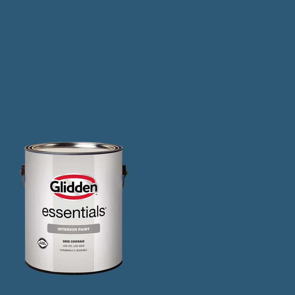 Glidden Essentials 1 gal. PPG1156-6 Mountain Lake Flat Interior Paint