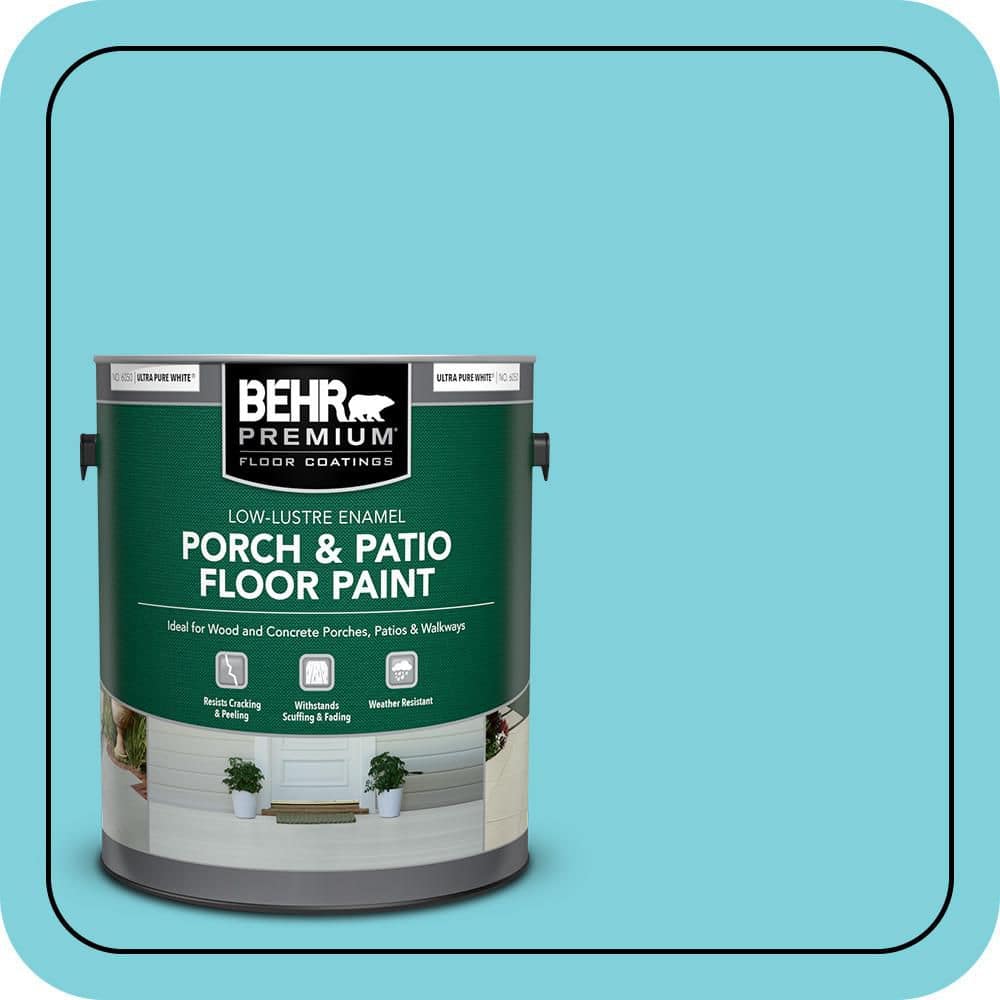 BEHR PREMIUM #P470-3 Low-Lustre Enamel Interior/Exterior Porch and Patio Floor Paint (1)