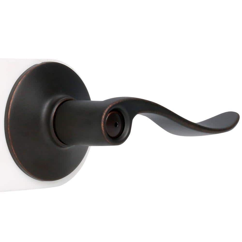 Schlage Accent Aged Bronze Privacy Bed/Bath Door Handle (4)