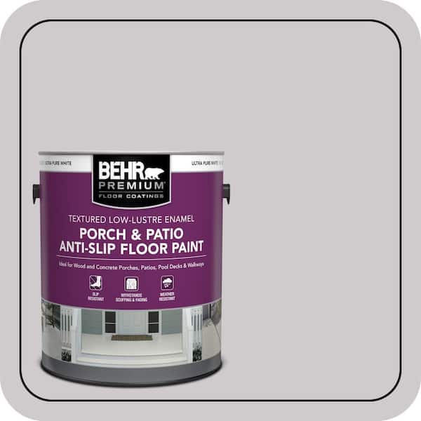 BEHR PREMIUM 1 gal. #MQ3-28 Rock Crystal Textured Low-Lustre Enamel Interior/Exterior Porch and Patio Anti-Slip Floor Paint (2)