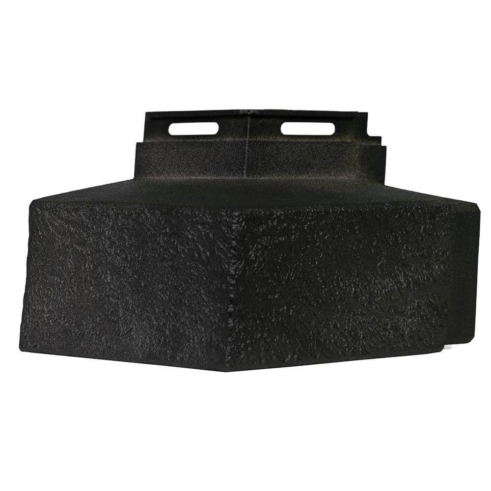 Novik 5.6 in. x 5 in. Onyx Trim Premium Ledge Siding (4-Corners/Box) (1)