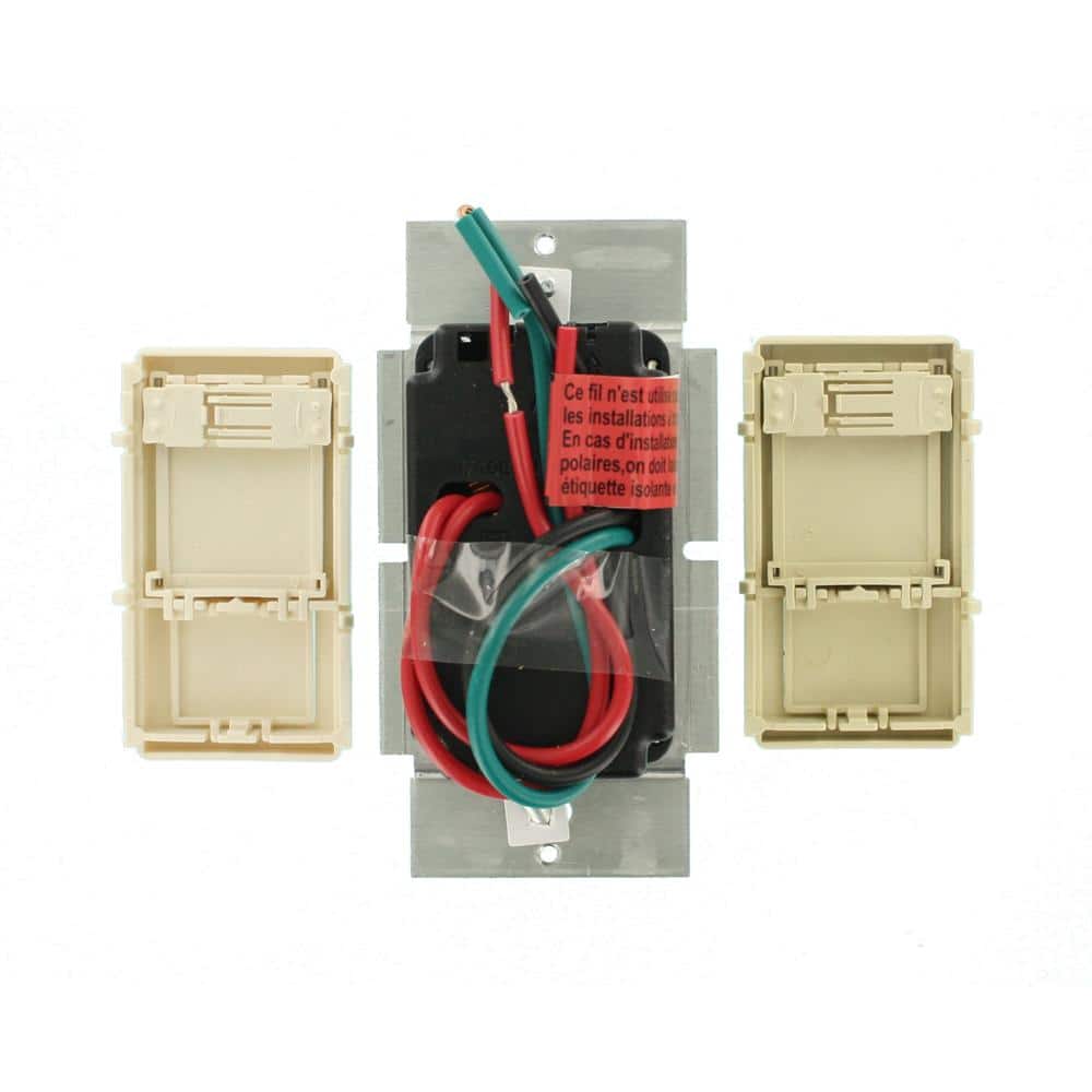 Leviton IllumaTech Dimmer Switch for Fluorescent Mark 10 Ballasts - White IPX12-70Z (3)