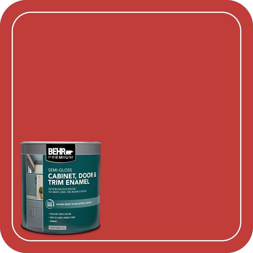 BEHR PREMIUM 1 qt. #P150-7 Flirt Alert Semi-Gloss Enamel Interior/Exterior Cabinet, Door & Trim Paint