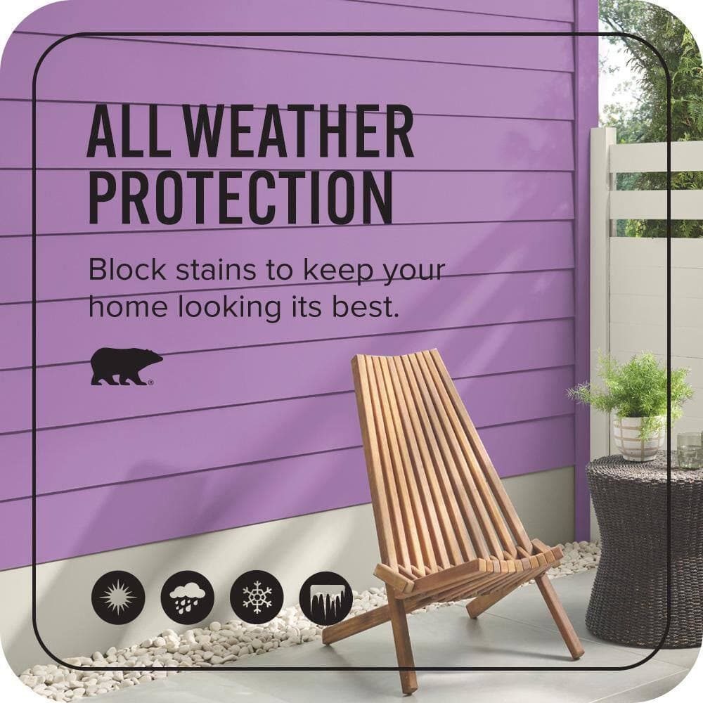 BEHR ULTRA 1 qt. #P100-5 I Heart Potion Satin Enamel Exterior Paint & Primer (4)