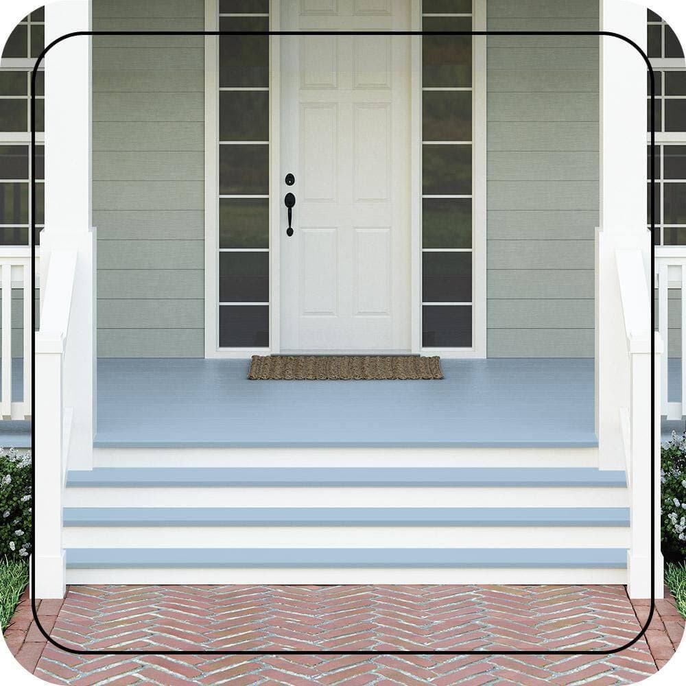 BEHR PREMIUM #M510-2 Textured Low-Lustre Enamel Interior/Exterior Porch and Patio Anti-Slip Floor Paint (2)