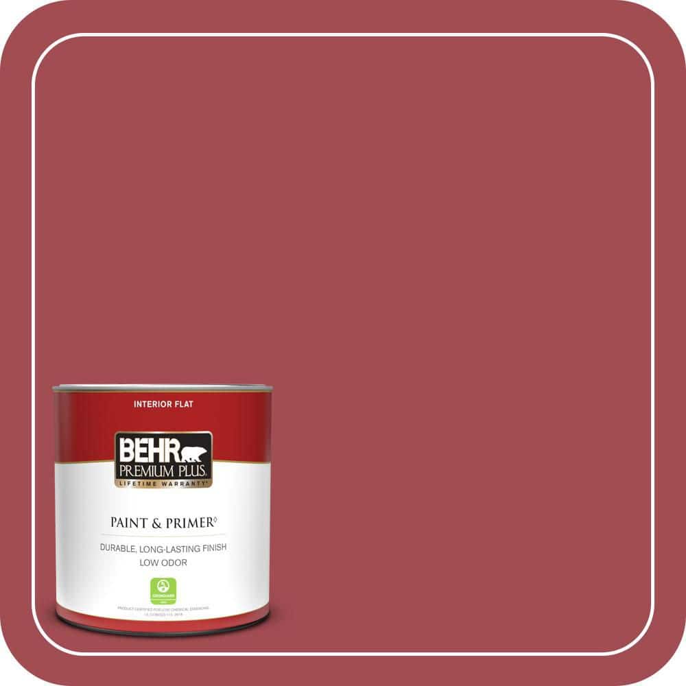 BEHR PREMIUM PLUS #PPU1-07 Powder Room Flat Low Odor & Primer (1)